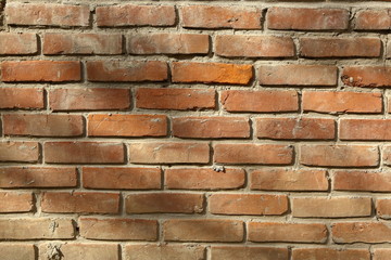 Fototapeta premium Mur z cegły czerwonej