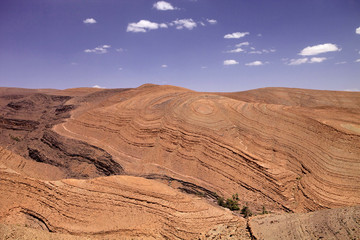 Fototapeta na wymiar Atlas Mountains large Col du Tichka, Morocco