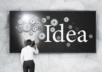 having new idea