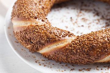 Sesame bagels
