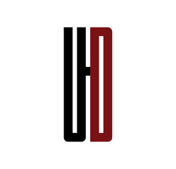 UD initial logo red and black