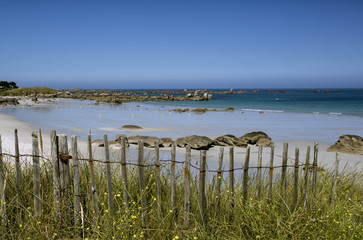 Küste und Strand in der Bretagne