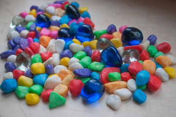 Colored stones for Spa,