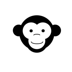 Happy monkey icon