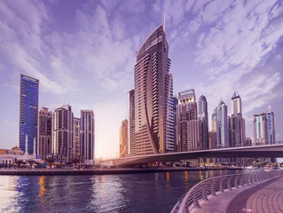 Rolgordijnen Dubai Marina Skyline © Felix Pergande