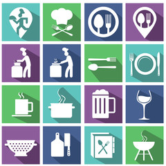 Cooking and kitchen icons