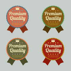 Set of Vintage Retro Badge.