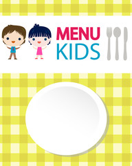 kids menu background