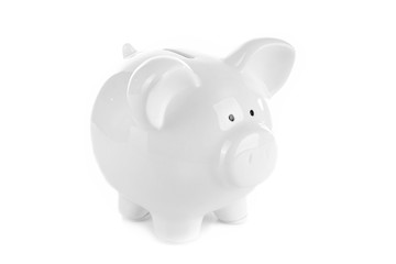 Piggy bank, isolated on white