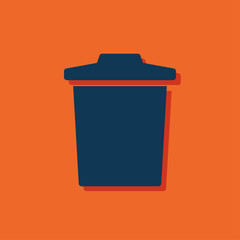 trash bin vector icon