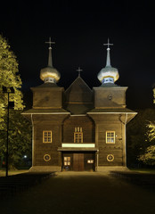 Parish church of Annunciation of Blessed Virgin Mary in Tomaszow Lubelski. Poland