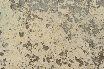 Wall fragment with attritions and cracks