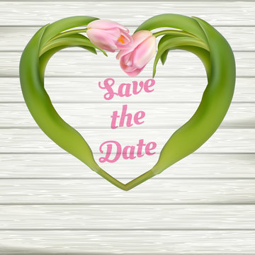 Save the date card. EPS 10