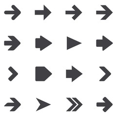 Arrow icon set