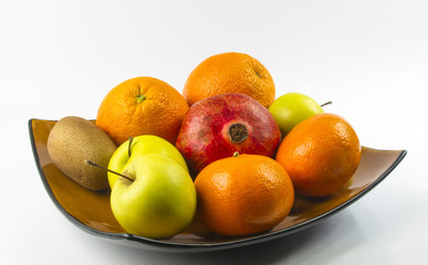 Assortment of exotic fruits