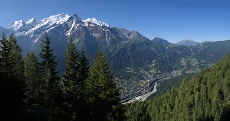Mont Blanc Massif Panorama