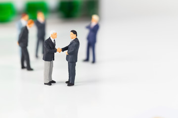 miniature businessmen