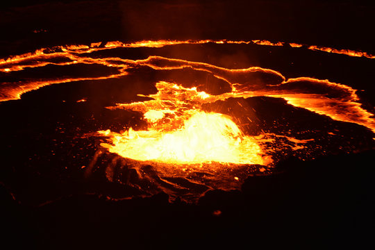 Eruption of Erta Ale