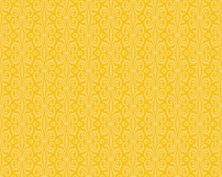 Yellow orange colorful retro wallpaper background design pattern