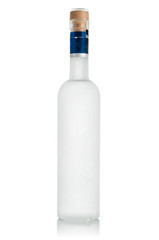chilled bottle of vodka