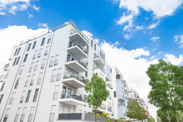 moderner Wohnungsbau, Immobilie