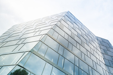 Fototapeta na wymiar moderne Glasfassade, Hochhaus