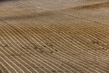 plowed agricultural land  