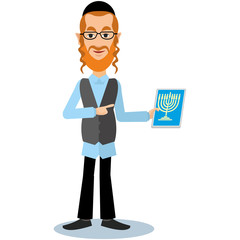 Jew with tablet