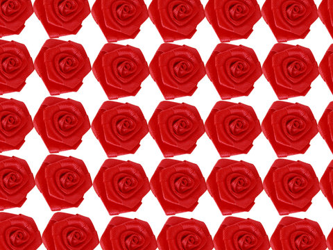 fabric red roses background