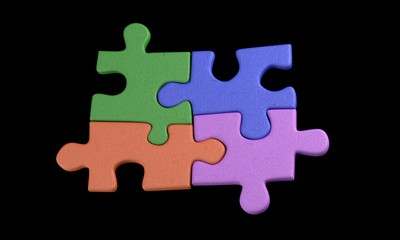 colorful puzzle pieces 