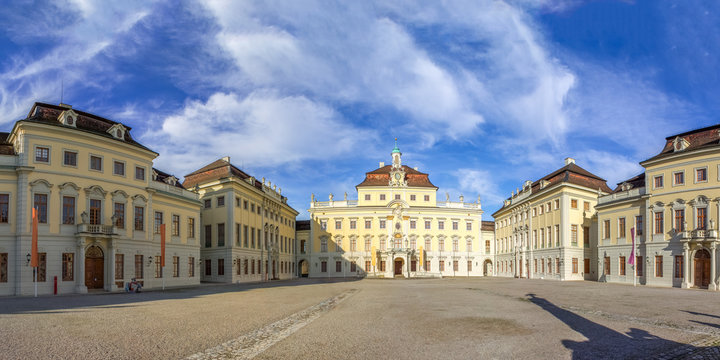 Panorama Ehrenhof, Schloss Ludwigsburg 