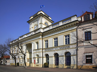 Fototapeta na wymiar Townhouse in Lowicz. Poland