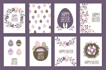 Fototapeta na wymiar Beautiful Easter cards