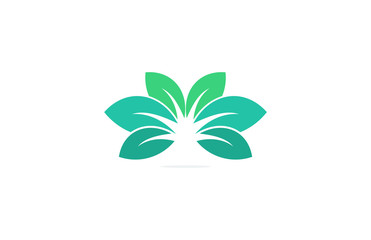 green plant beauty logo