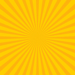 Fototapeta premium Żółte abstrakcyjne promienie słoneczne. EPS 10.