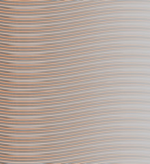 The background of thin black and orange stripes on gray