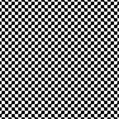 Seamless Geometric Pattern | Rounded & Merged Squares | Black-and-White