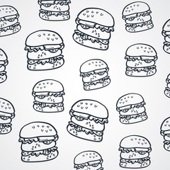 burger sketch theme