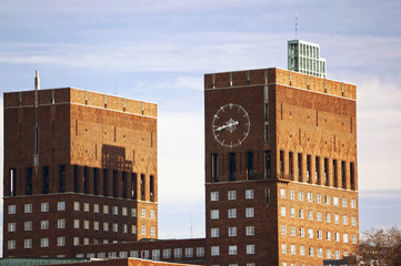 Oslo City Hall. Oslo, Norway. May 08, 2013