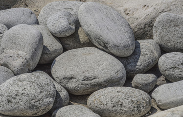stone, pebbles, sea