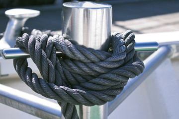 Obraz premium sailor mooring