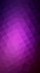 Obraz premium Dark pink polygonal design illustration, which consist of triang