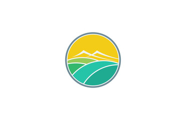 landscape farm natural logo
