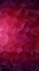 Obraz premium Dark red polygonal design illustration, which consist of triangl