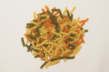 Fusilli,side dishes,pasta and tomatoes