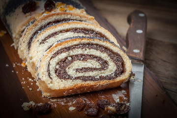 Poppy seed cake.