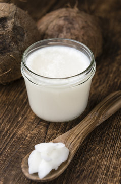 Portion of Coconut Oil