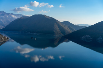 Bay of Kotor (Boka Kotorska), old town of Perast, Montenegro
