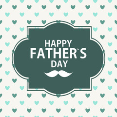 Happy Father`s Day Poster Card Background Vector Illustration