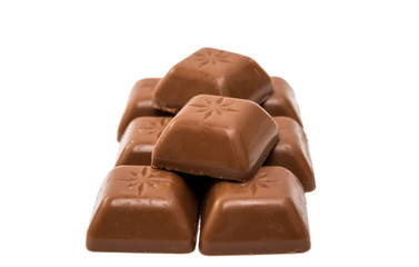 chocolate with strawberry filling